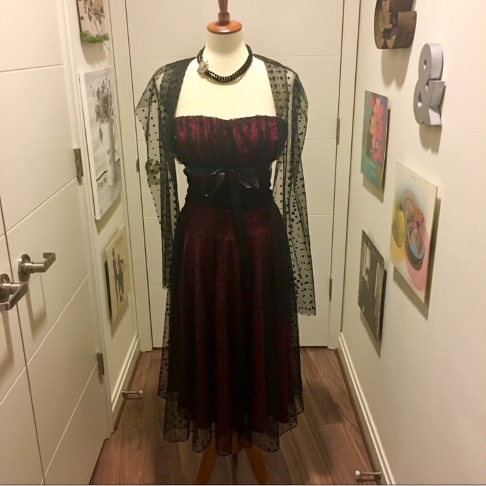 Strapless dress